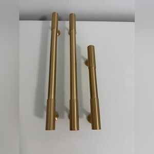 Gold Brass Drawer Pulls Cabinet Handles - for Dresser Drawers Home